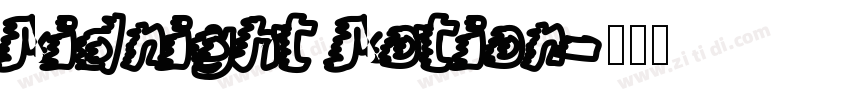 Midnight Motion字体转换